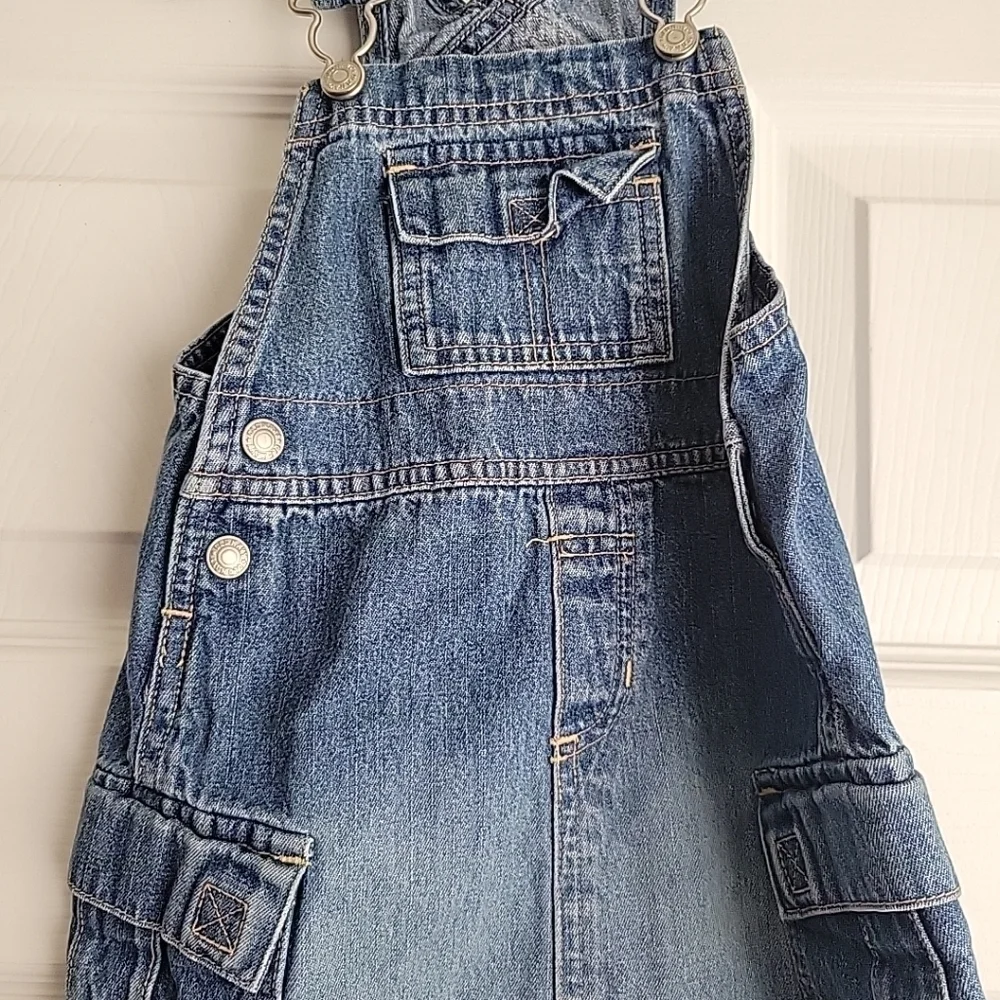 Old Navy Toddler Girl's Denim Overalls Dress